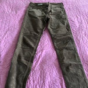 KUT tan corduroy skinny pants